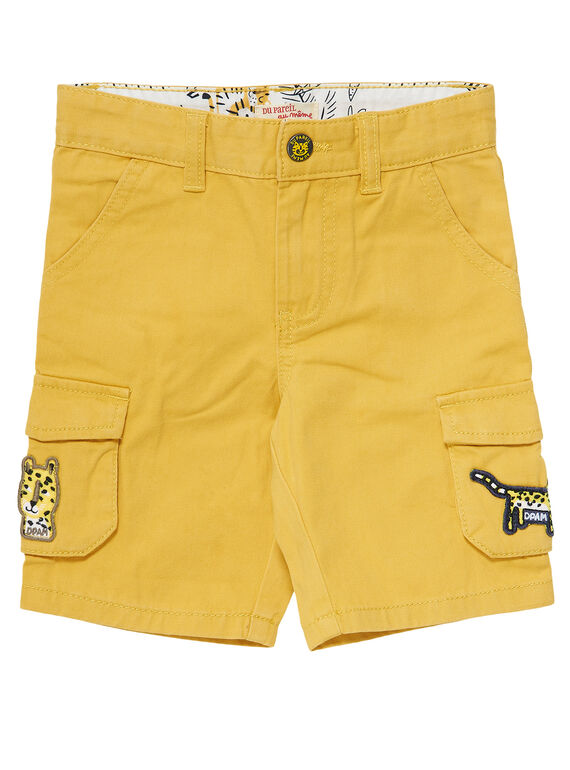 Bermudas menino azul amarelo cargo JOTROBER2 / 20S902F2BERB116
