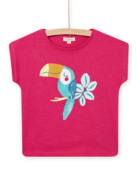 T-shirt rosa-fúcsia menina NAJOTI11 / 22S901C6TMC304