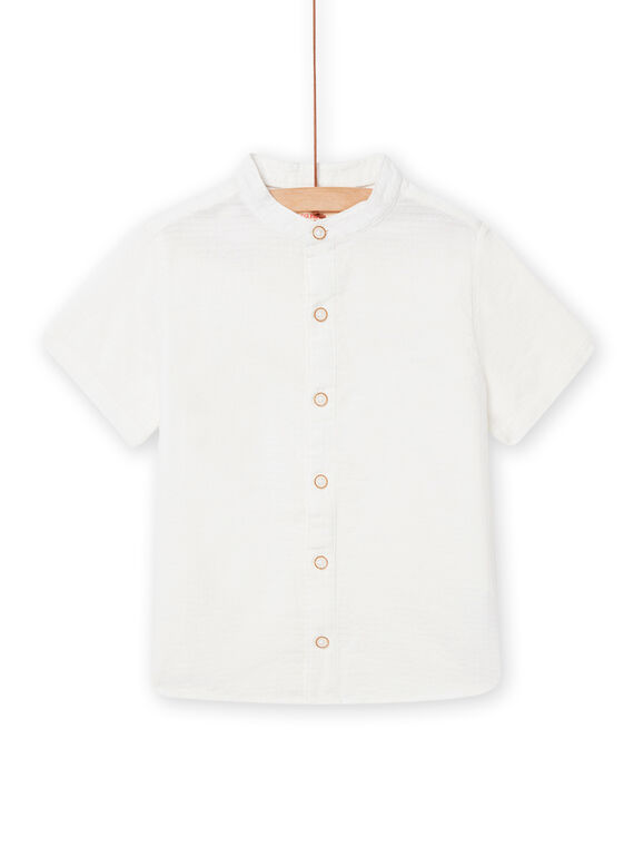 Camisa cru com gola Mao mangas curtas menino NOSOSHIRT / 22S902Q1CHM000