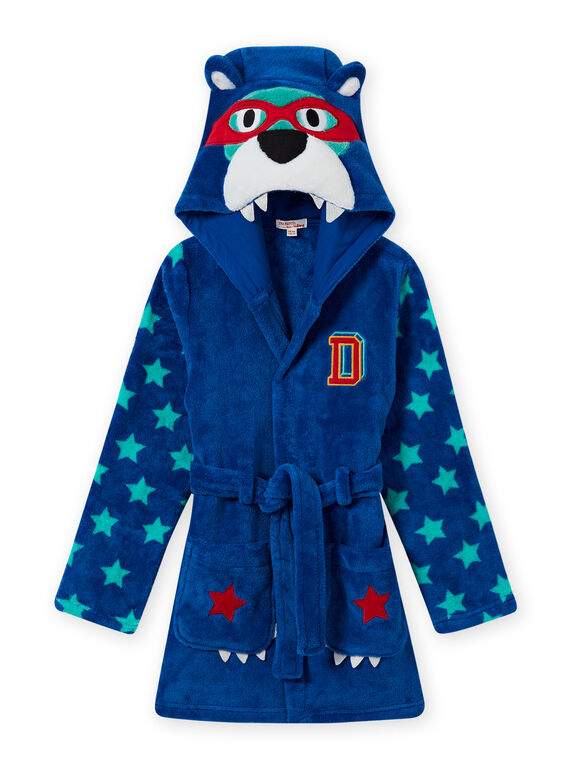 Roupão azul com padrão de urso menino MEGOROBOURS / 21WH1281RDC702