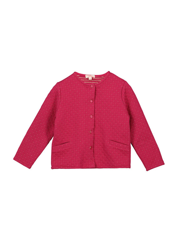 Casaco rosa acolchoada menina FAJOCAR2 / 19S901Y2D3C304