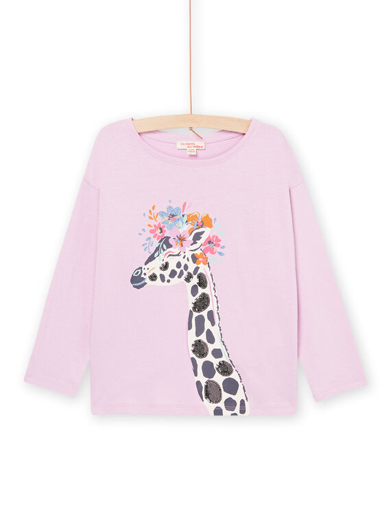 T-shirt de mangas compridas com estampado girafa PARETEE2 / 22W901T3TML320