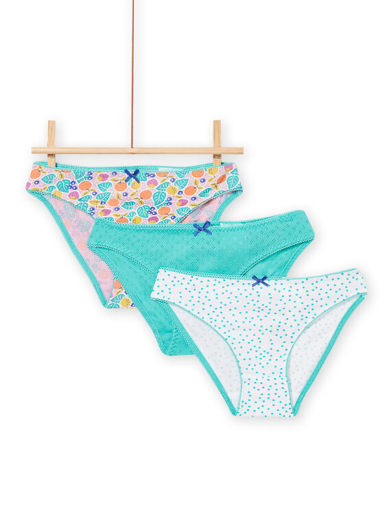 Pack de 3 cuecas fantasia menina NEFALOTFRU / 22SH11J3D5LH700