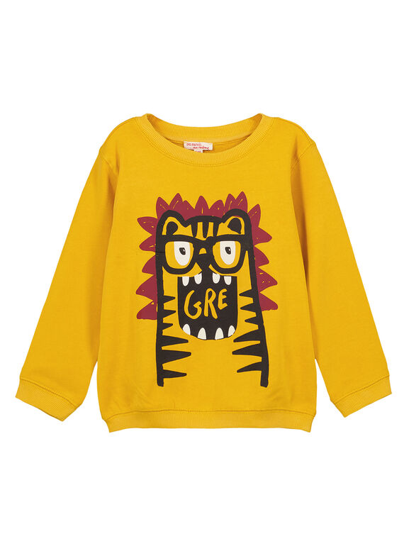 Sweat Leve gola redonda Ocre GOJOSWE4 / 19W90244SWBB116