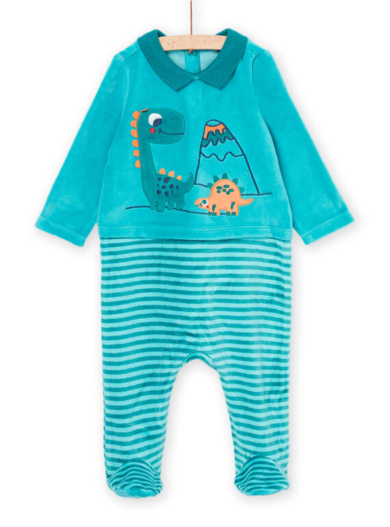 Babygro de mangas compridas com pés PEGAGREDINO / 22WH1432GRE060