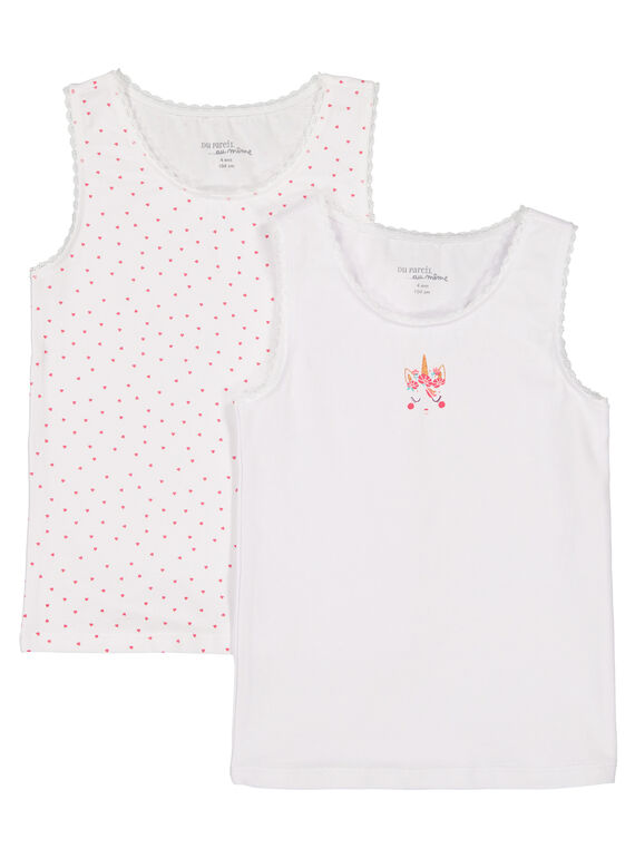 Conjunto de 2 camisolas de alças largas GEFADELIC / 19WH1161HLI000
