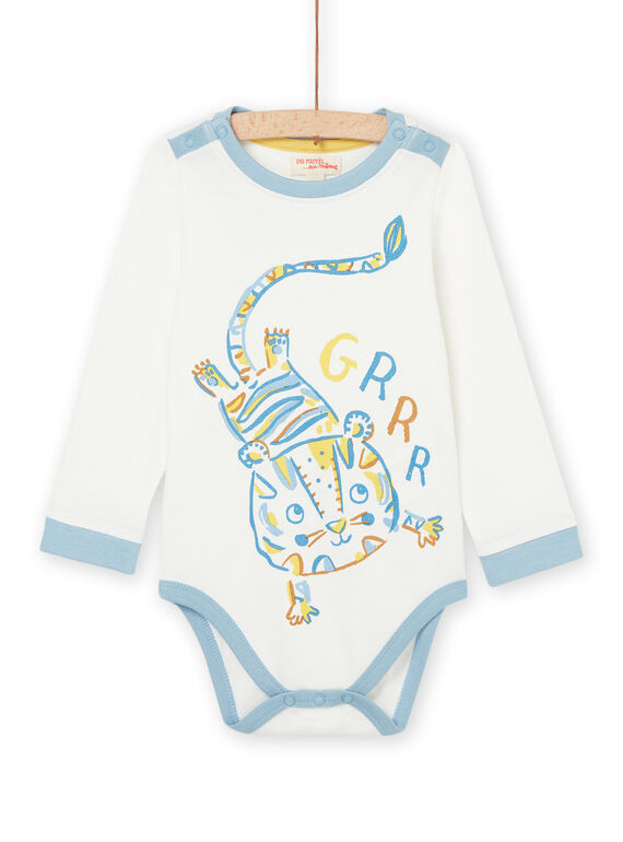 Body com padrão de tigre PUCIBOD / 22WG10M1BOD001