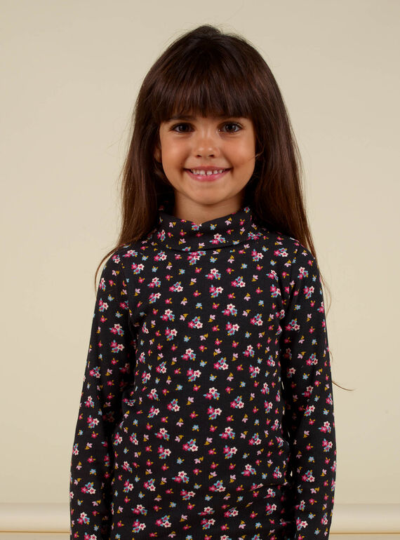 Camisola interior em jersey com estampado florido menina MAHISOUP / 21W901U1SPLJ905