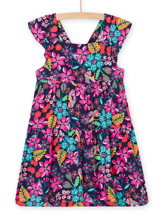 Vestido multicor com estampado florido menina NAJOROB8 / 22S901C4ROBC211