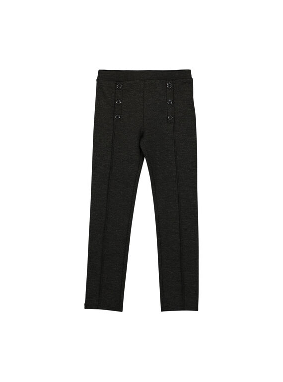 Calças malha milano cinzento menina FAJOPANT1 / 19S90134D2B944