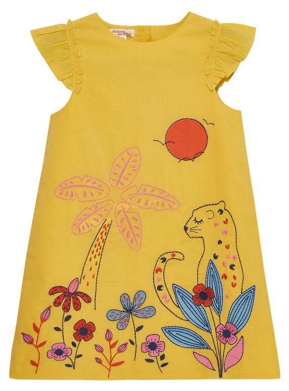 Vestido Amarelo JATROROB3 / 20S901F3ROBB102
