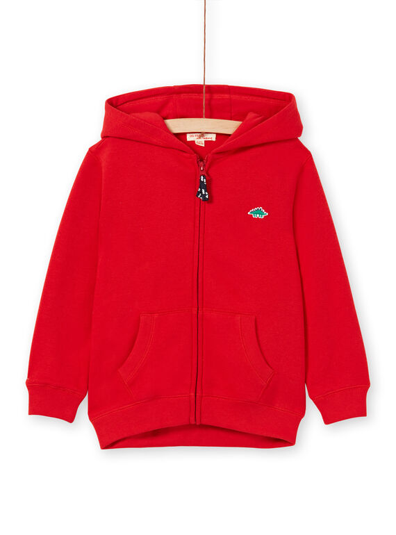 Parte de cima de fato de treino - criança menino - vermelho LOJOJOH4 / 21S90243JGH050