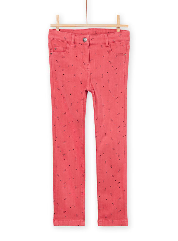 Calças em lona com estampado de estrela PAJOPANT3 / 22W901B1PAND305