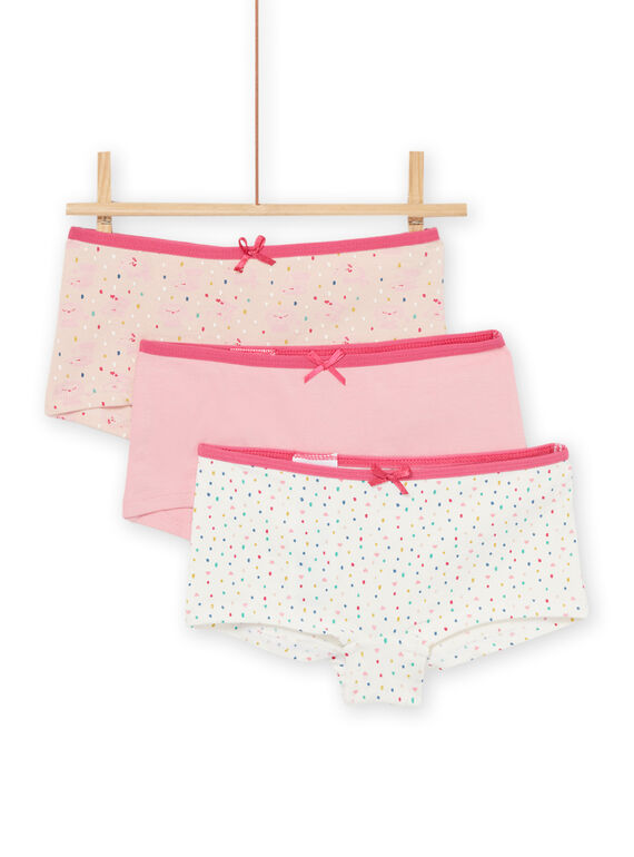 Pack de 3 shorties com estampado a condizer PEFAHOTDOG / 22WH1142SHY005