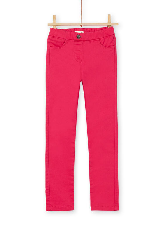 Jeggings rosa escuro em garment dyed LAJOJEG2 / 21S90144D2BF507