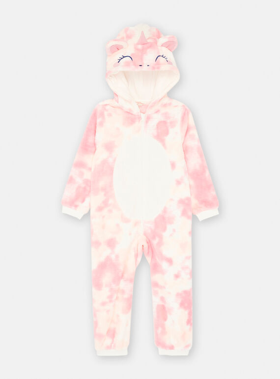 Sobrepijama tie and dye rosa e branco SEFASURUNI / 23WH1151CBL305
