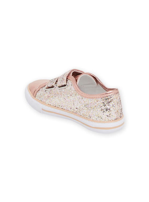 Ténis com purpurinas rosa menina NATOILGLITP / 22KK3598D16030