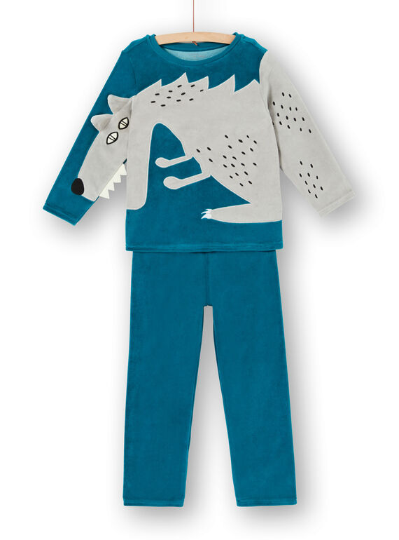 Pijama criança menino de veludo animação lobo LEGOPYJLOU / 21SH1214PYJ209