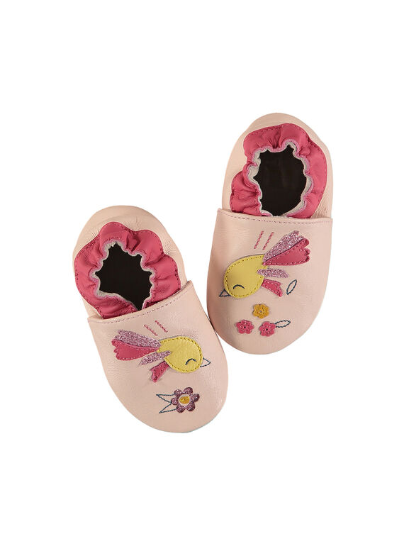 Pantufas bebé menina em couro FNFBIRD / 19SK3735D3S404