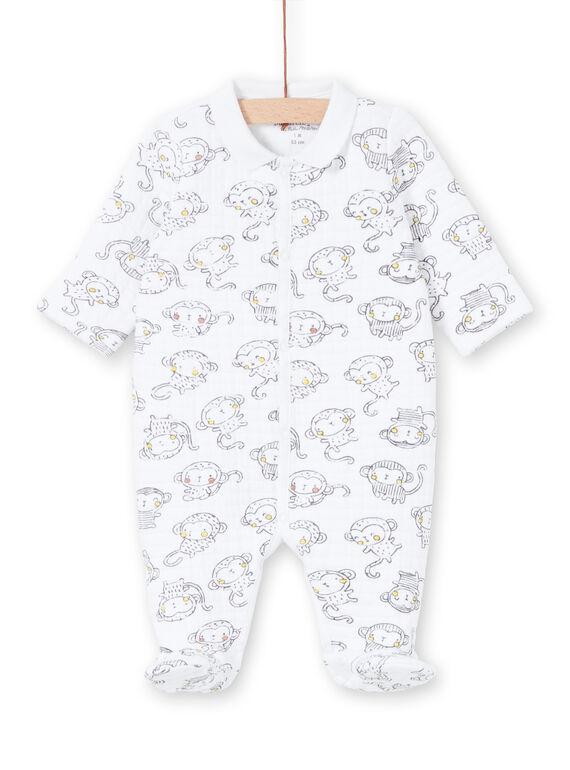 Babygro com padrões decorativos bebé unissexo LOU1GRE3 / 21SF05H4GRE000