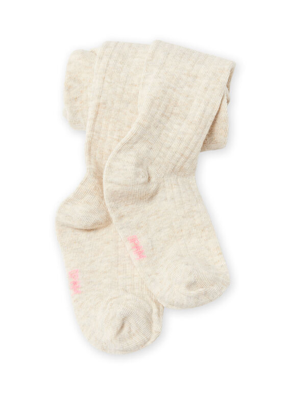 Collants lisos cru mesclado menina MYAJOSCOL6 / 21WI0111COL006
