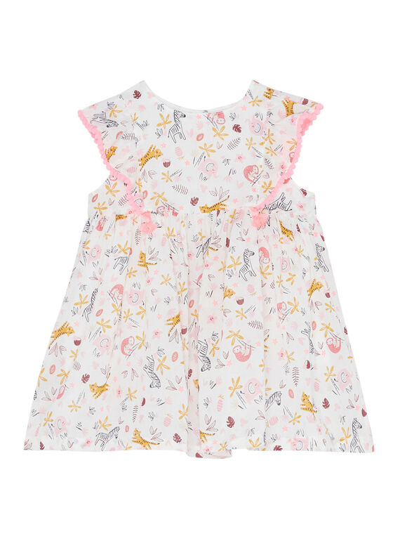Vestido estampado bebé menina JIDUROB4 / 20SG09O4ROB001