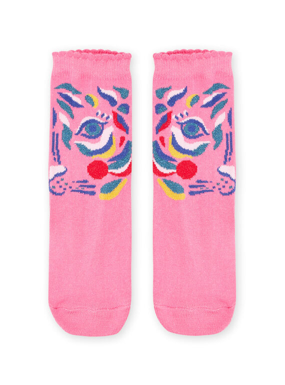 Meias macaron com padrão de tigre RYANAUCHO / 23SI0174SOQD318