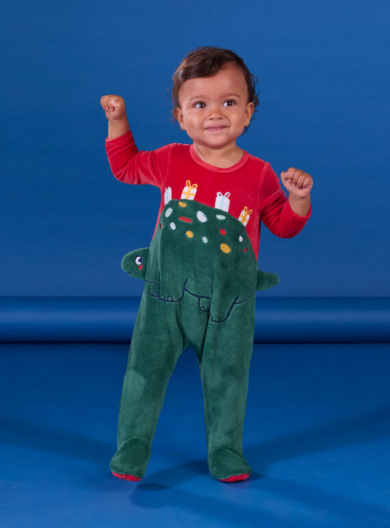 Babygro com padrão de dinossauro e gorro PEGAGRENODI / 22WH1472GREF504