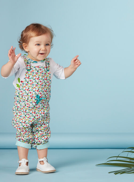 Jardineiras estampadas bebé menina JICLOSAL / 20SG0911SAL001