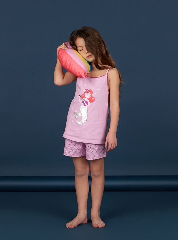 Pijama lilás menina LEFAPYJMER / 21SH11C8PYJH700