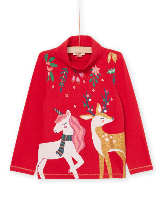 Camisola interior com estampado unicórnio e renas de Natal PANOSOUP / 22W901V1SPLF529