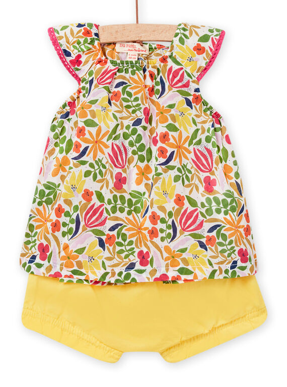 Conjunto amarelo bebé menina NIHOENS / 22SG09T1ENS102