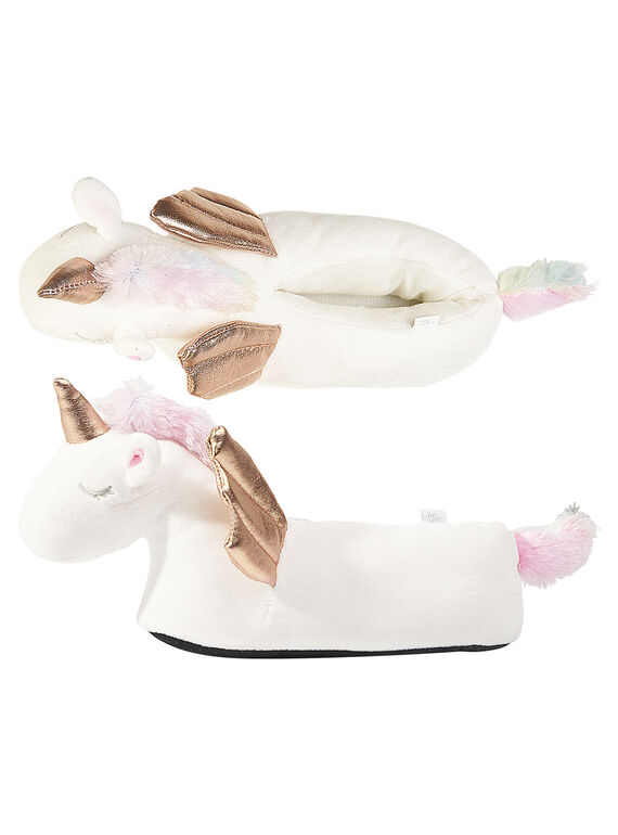 Chinelos peluche unicórnio criança menina GFBOOTLICO / 19WK35Z1PTD000