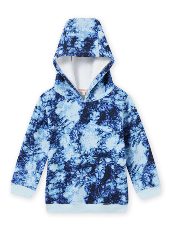 Sweat com capuz tie and dye menino MOPLASWE / 21W902O1SWEC208