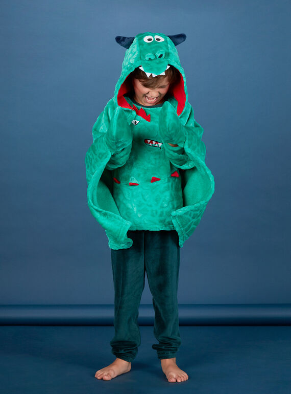 Pijama menino padrão dragão KEGOPYJDRA / 20WH12C8PYJG627