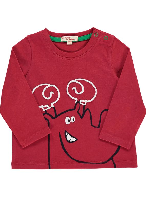 Baby boys' fancy long-sleeved T-shirt DUJOTEE4 / 18WG1034TML510