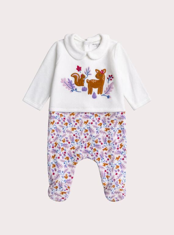 Off white BABYGROW XEFIGREAUT / 25WH13B4GRE001