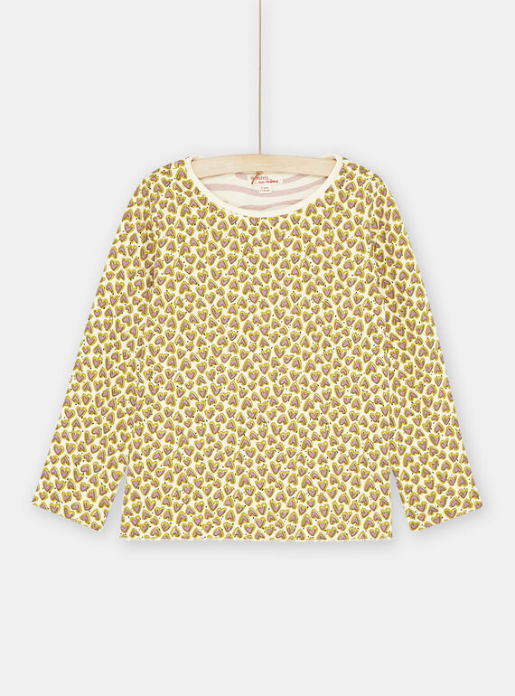T-shirt reversível com fundo cru menina SAKYOTEE2 / 23W901I4TML003