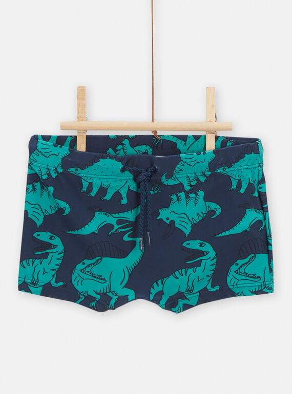 Boxers de banho azul com estampado de dinossauro menino TYOMERSHODIN / 24SI02G1MAI705