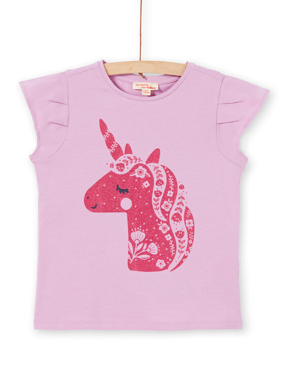 T-shirt violeta e rosa LAJOTI2 / 21S90135D31320