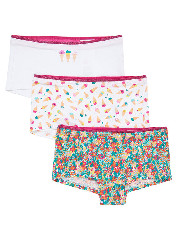 Conjunto de três shorties criança menina JEFAHOT1 / 20SH11V1SHY000