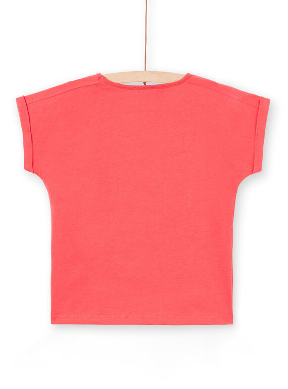 T-shirt de mangas curtas vermelho menina LAHATI1 / 21S901X1TMCF506