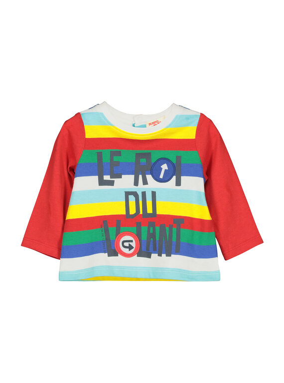 T-shirt de mangas compridas bebé menino FUCOTEE1 / 19SG1081TML099