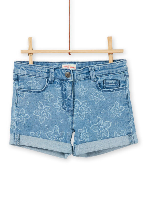 Calções com 5 bolsos estampado florido LAJOSHORT2 / 21S90142D30P272