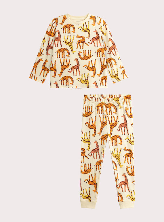 Pijama amarelo VEGOPYJMIX1 / 24WH1263PYJ103