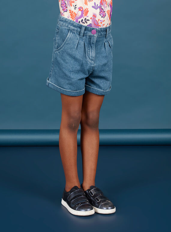 Calções em ganga menina MAPASHORT / 21W901H1SHOP269