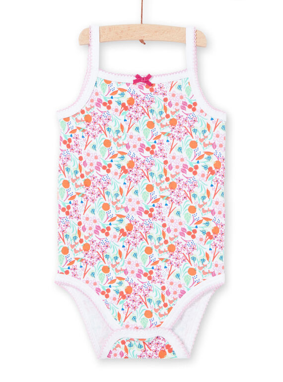 Body branco estampado bebé menina LEFIBODDES / 21SH13G2BDL000