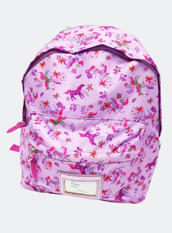 Mochila com estampado unicórnio PYACLABAG / 22WI01J1BESH700