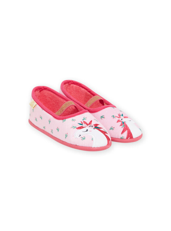 Sabrinas rosa com padrão de unicórnios menina NAPANTLICOR / 22KK3523D07030