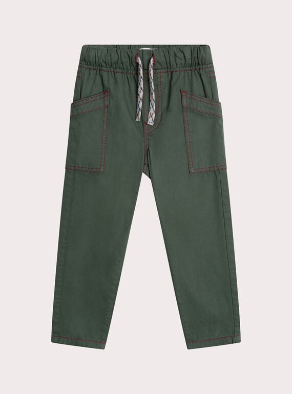 Dark kaki PANTS XOJAPAN / 25W902M1PAN609